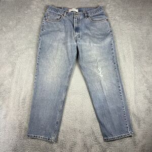 Vintage‎ Levis 550 Jeans Mens 36x30 Blue Denim Work Pants Distressed Grunge Y2K
